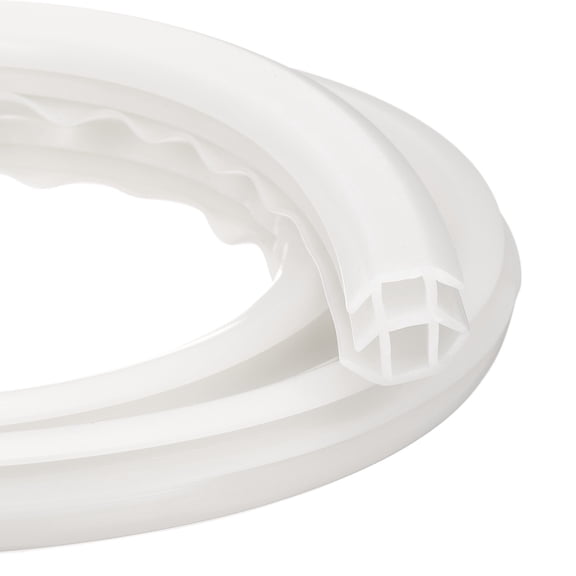 Uxcell Flexible Silicone Rubber Strip (3.2 ft Long, 1/2"(13mm) Wide) - Weather/Aging Resistant Concrete Expansion Joint Filler for Driveway/Sidewalks/Concrete Crack Repair, White