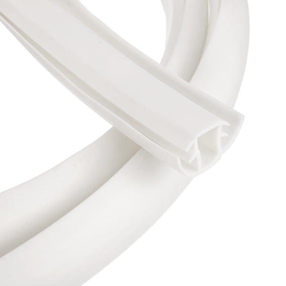 Uxcell Flexible TPE Rubber Strip (3.3 ft Long, 1"(25mm) Wide) - Weather/Aging Resistant Concrete Expansion Joint Filler for Driveway/Sidewalks/Concrete Crack Repair/Replacement, White