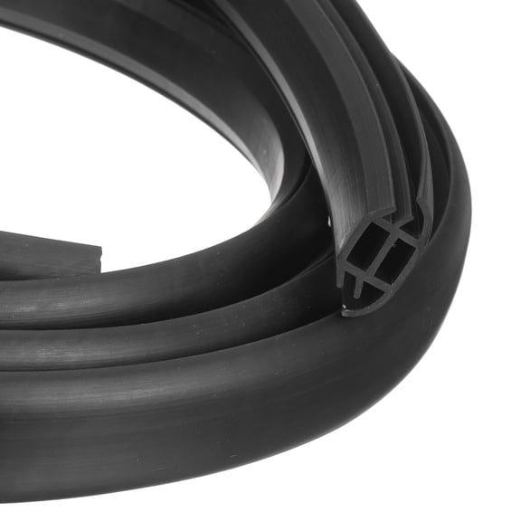 Uxcell Flexible TPE Rubber Strip (9.8 ft Long, 1"(24mm) Wide) - Weather/Aging Resistant Concrete Expansion Joint Filler for Driveway/Sidewalks/Concrete Crack Repair/Replacement, Black