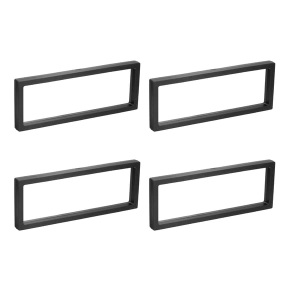 Uxcell Floating Frame Display Holder Stand Box for Necklace Bracelet Black 11.81 x 4.33 x 0.79 inch