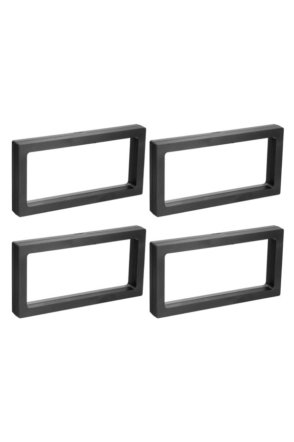 Floating Frame Display Holder Stand Box for Necklace Bracelet Black 7.09 x 3.54 x 0.79 inch