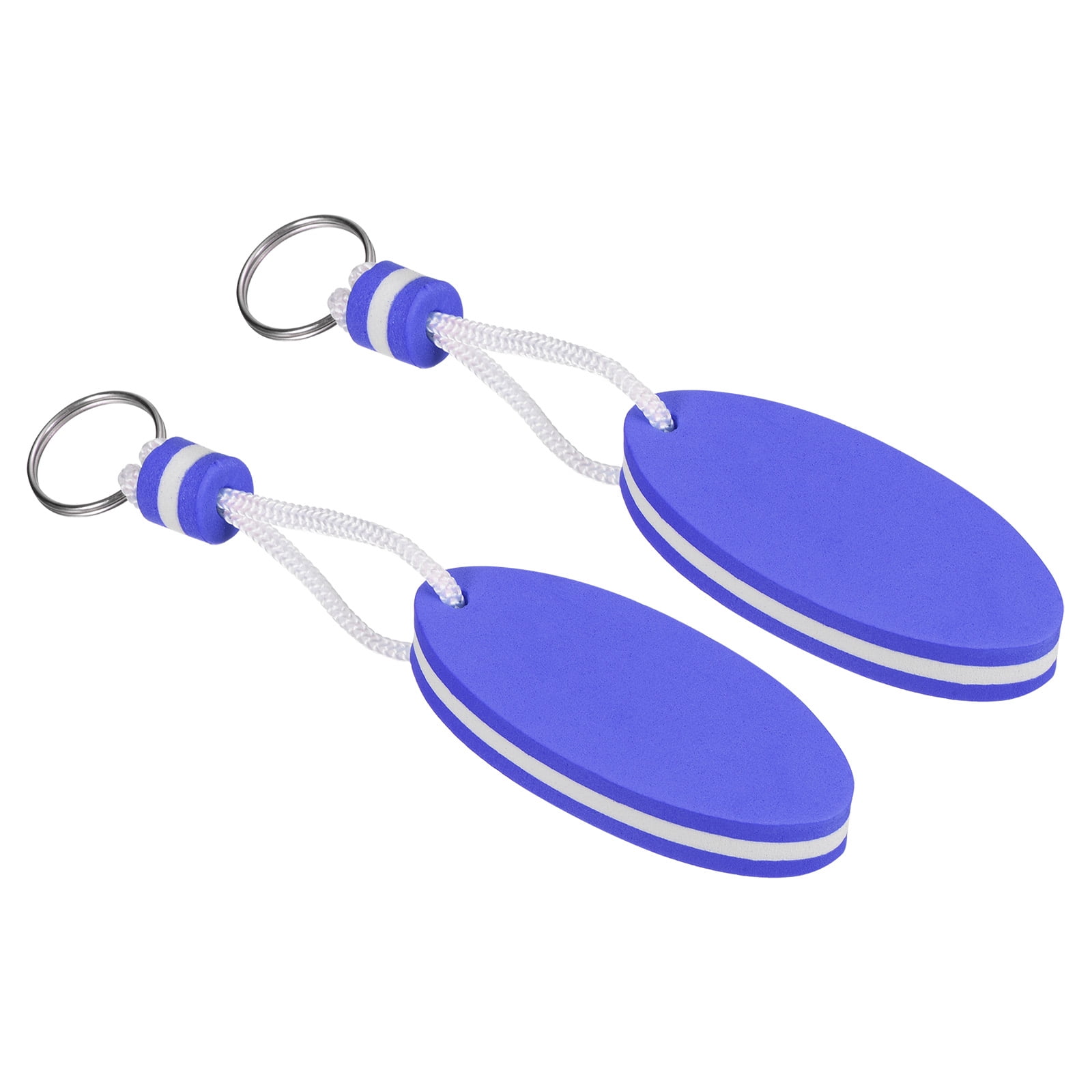 2 Pack Key Rings Uxcell Floating Keychain Buoyant Keyrings Marine Key Holder for ...