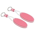 thumbnail image 1 of Uxcell Floating Keychain Buoyant Keyrings Marine Key Holder for Kayaking, Red 2 Pack, 1 of 5