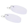 thumbnail image 1 of Uxcell Floating Keychain, Oval Key Chain Buoyant Keyrings for Boating White, 1 of 7