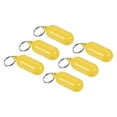 thumbnail image 1 of Uxcell Floating Keychains Marine Sailing Key Chain Buoyant Keyrings Yellow, 1 of 5