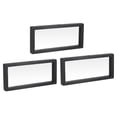 thumbnail image 1 of Uxcell Floating Thin Film Display Box, ABS Frame Case 9.06 inch x 3.54 inch x 0.79 inch Black Pack of 3, 1 of 5