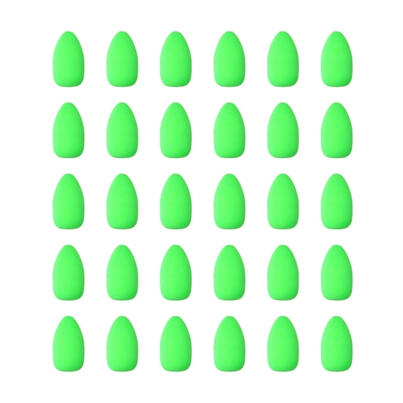 Uxcell Floats Fishing 0.5 Inch, Oval Foam Floats Fishing Rig for Fly Fishing Strike Indicators, Green 30Pcs