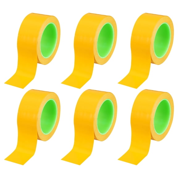 Uxcell Floor Marking Tapes, Self-Adhesive Warning Safety Tape Caution Stripe Yellow