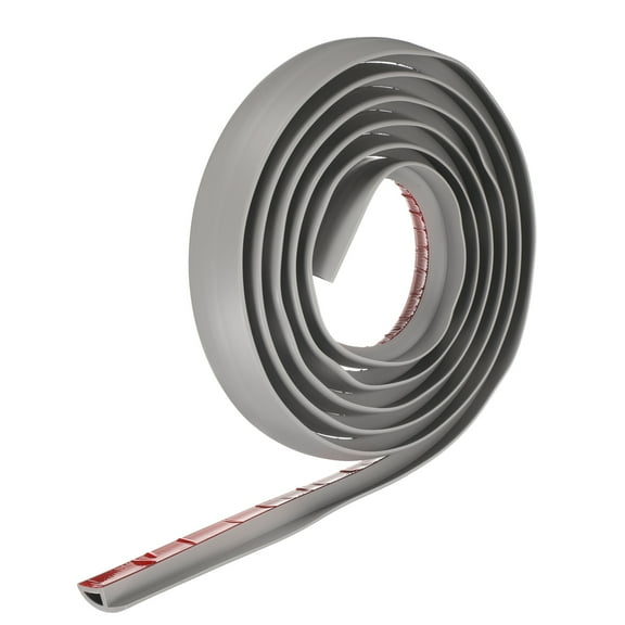 Uxcell Floor Transition Strip 1.4" 10ft Self Adhesive Carpet to Tile Transition Edging Trim for Uneven Floors Height 10mm, Grey