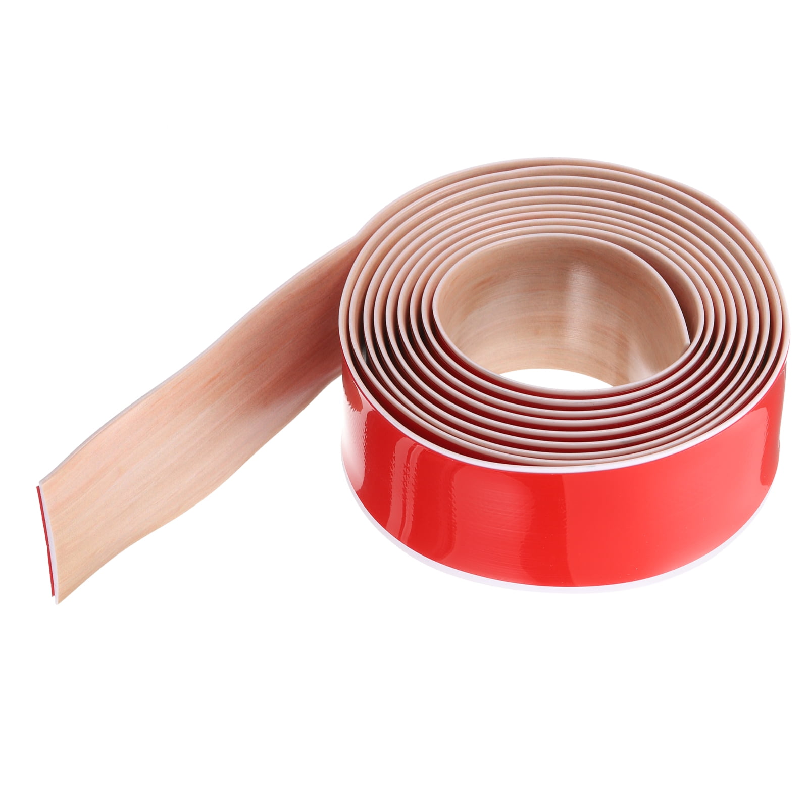 Uxcell Floor Transition Strip 2" 10ft Self-Adhesive Divider Strip Wood ...
