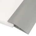 thumbnail image 1 of Uxcell Floor Transition Strip 3.3ft Self-Adhesive Flooring Edge Trim Strip for Uneven Floors Gaps from 1/4" to 3/8", Gray, 1 of 6