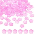 thumbnail image 1 of Uxcell Flower Crystal Glass Beads, 100 Pack Floral Flower Bead Handcrafted Glass Spacer Bead, Pink, 1 of 5
