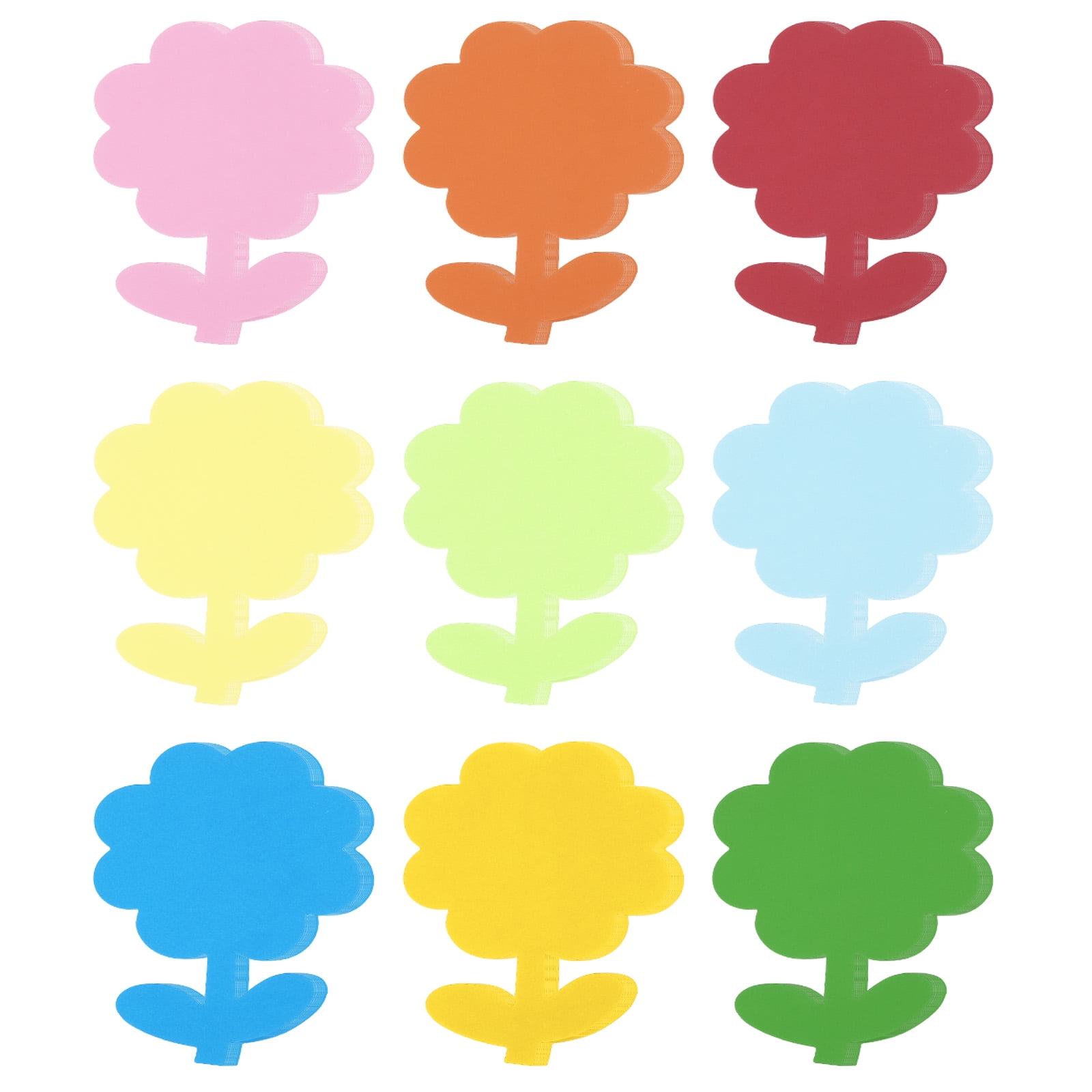 Uxcell Sunflower Cutouts Paper Flowers, Colorful Flower Cutout for ...