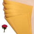 thumbnail image 1 of Uxcell Flower Gift Wrapping Paper, Double Sided Waterproof Bouquet Wrap for Wedding DIY Craft Yellow, 1 of 7