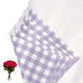 thumbnail image 1 of Uxcell Flower Gift Wrapping Paper, Plaid Waterproof Bouquet Paper Wrap Florist Supplies Packaging Floral Paper Purple, 1 of 7