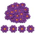 thumbnail image 1 of Uxcell Flower Iron-on Patches Embroidered Sew Flower Patch for Clothing Repair Backpack 3.54x3.54" 30 Pcs Purple, 1 of 7