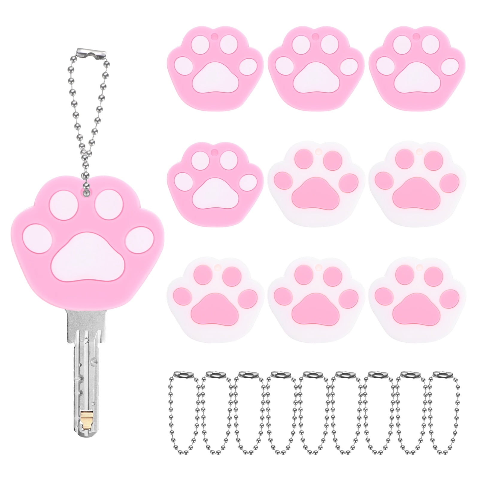 Uxcell Flower Key Covers Caps [10Pcs] - Cute Key Toppers Identifiers ...