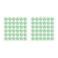 thumbnail image 1 of Uxcell Flower Self-Adhesive Rhinestone Stickers,Face Gems Jewel Stickers Crystal Embellishment Sheet Green 2, 1 of 7
