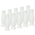 thumbnail image 1 of Uxcell Flower Vase, 10 Pack Plastic Bud Vase Tall Floral Vases  for Home Decor, White, 1 of 6