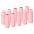 thumbnail image 1 of Uxcell Flower Vase, 10 Pack Plastic Vase Unbreakable Bud Vases for Home Decor, Pink, 1 of 6