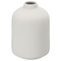 Uxcell 10.3 cm Flower Vase Ceramic Vases Minimalist Floral Vase Centerpieces for Room Decor White