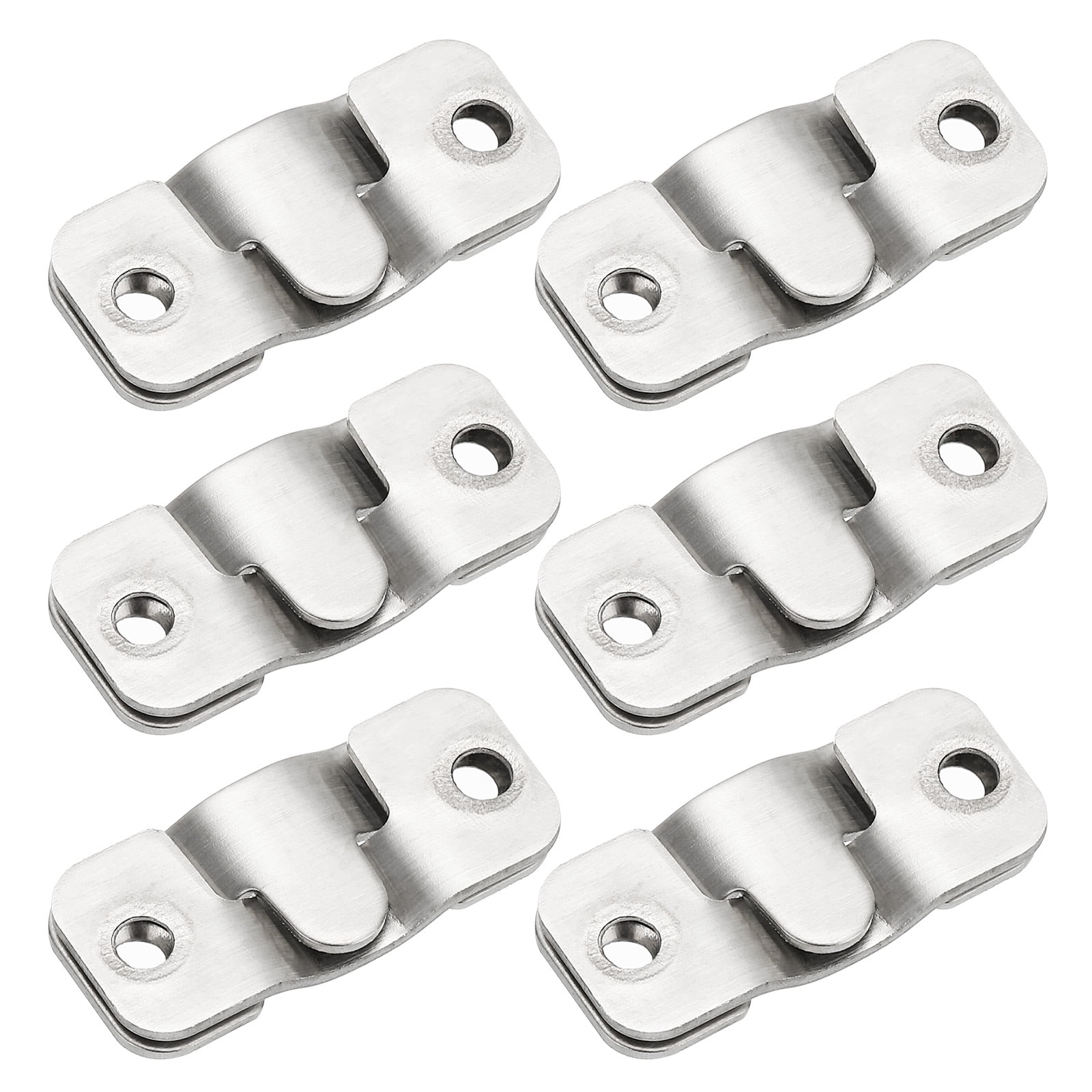 Uxcell Flush Mount Bracket 43x19mm, Interlocking Hang Buckle Stainless