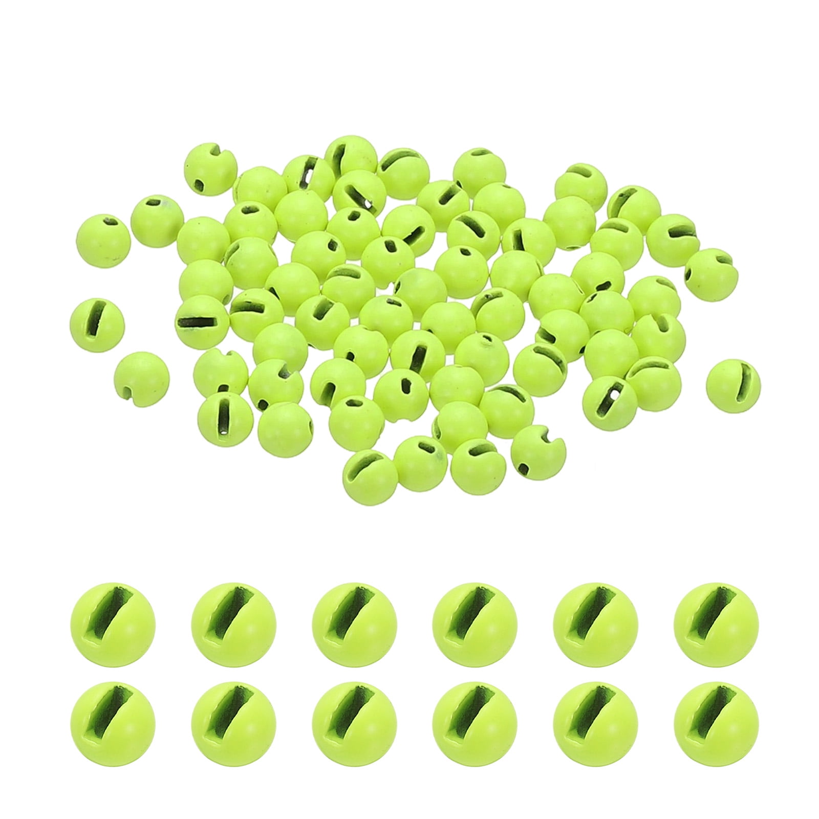 Pick Color / 5.4mm, 25 Slotted Tungsten Beads, Fly Tying, Fishing