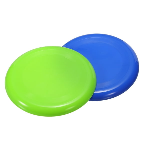 Uxcell Flying Disc Plastic Flying Disk Flyer for Outdoor Sports Training Playing Lawn Game Blue/Green