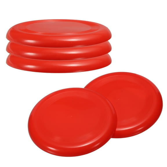 Uxcell Flying Disc, Plastic Flying Disk Flyer for Outdoor Sports Training Playing Lawn Game Red