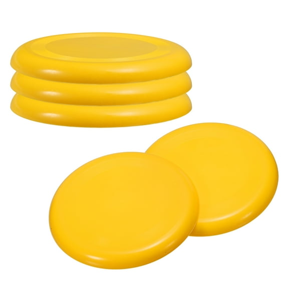 Uxcell Flying Disc, Plastic Flying Disk Flyer for Outdoor Sports Training Playing Lawn Game Yellow