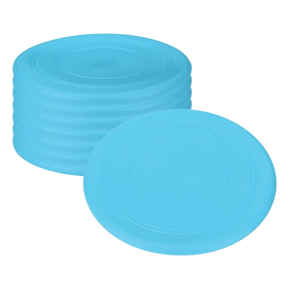 Uxcell Flying Disc Soft Silicone Colorful Flying Disk Flyer for Outdoor Sports Training Playing Lawn Game Blue