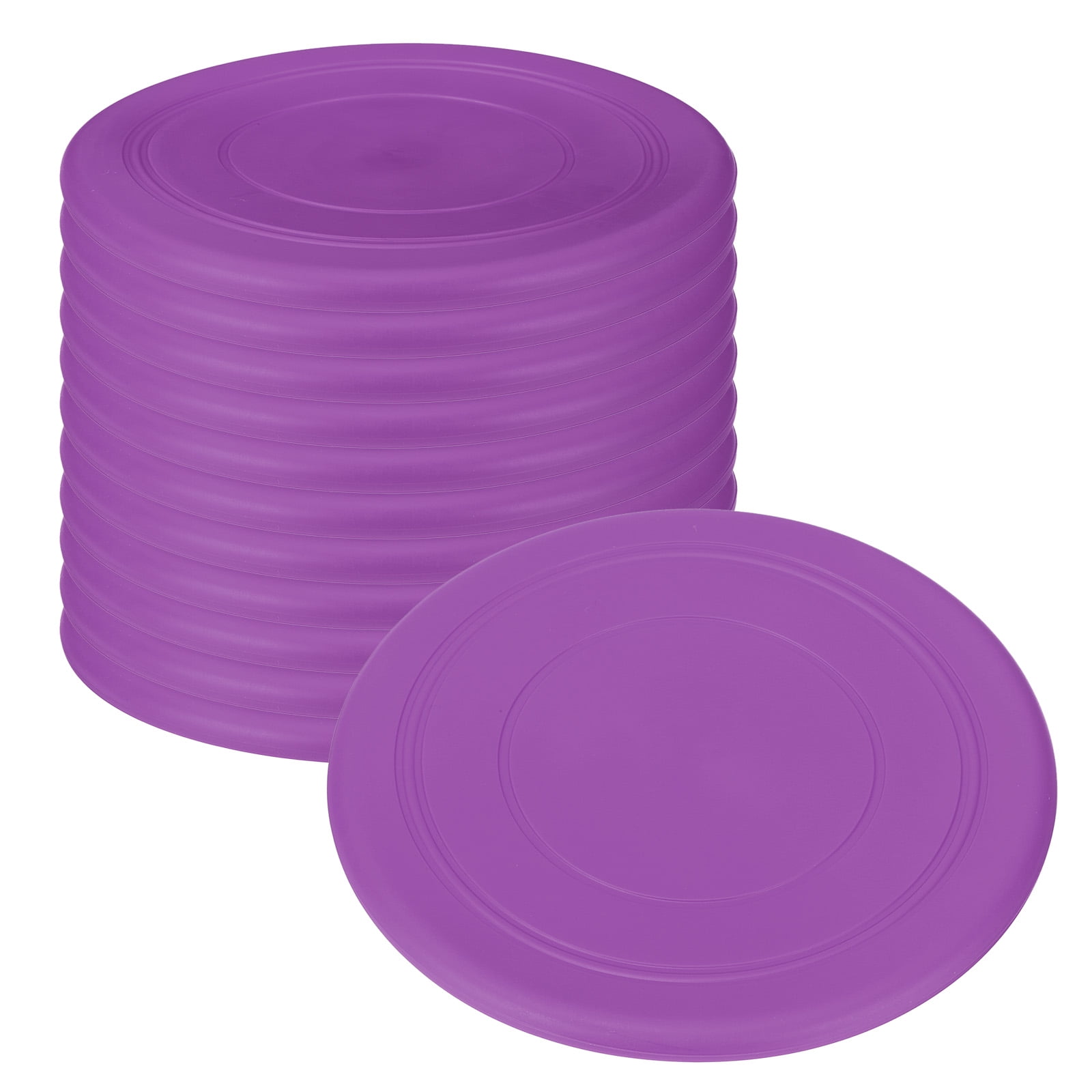 Uxcell Flying Disc, Soft Silicone Colorful Flying Disk Flyer for Outdoor Sports Training Playing Lawn Game Purple