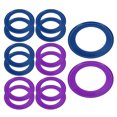 thumbnail image 1 of Uxcell Flying Rings, 14 Pack PP Plastic Flying Discs for Sports Outdoor Playing Game Beach Pool Activities, 2 Colors, 1 of 5