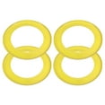 thumbnail image 1 of Uxcell Flying Rings, 4Pcs PP Plastic Flying Discs for Sports Outdoor Playing Game Beach Pool Activities, Yellow, 1 of 5