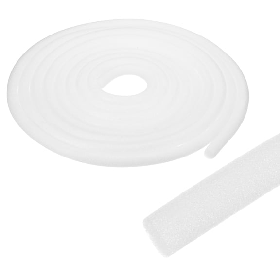Uxcell Foam Backer Rod for Gaps and Joints, 0.3 Inch x 26Ft Concrete Crack Filler Caulk Saver Concrete Filler Rope for Weather Stripping, Door and Window Sealing, Expansion Joints, White