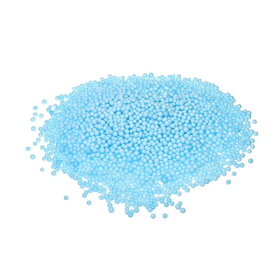 Uxcell Foam Beads Foam Balls 4 to 6mm for DIY(Blue,1Pack Approx 2500pcs)