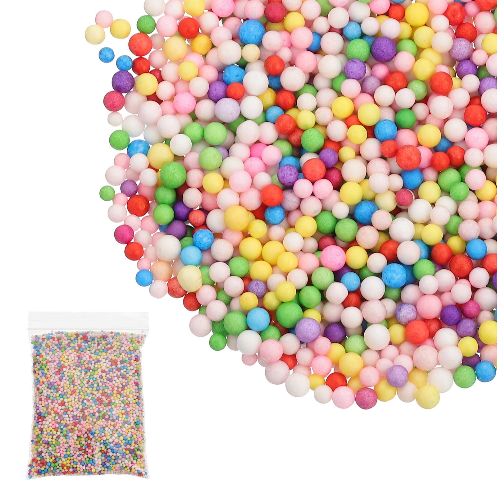 Uxcell Foam Beads, Foam Balls, Mini Small Balls Polystyrene Beads for ...