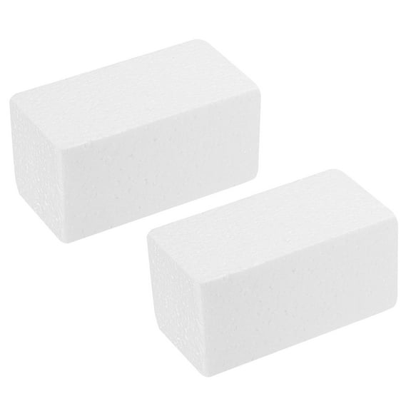 Uxcell Foam Circles for Crafts 3.94 x 1.97 x 1.97 Inch Polystyrene Round Foam Disc for DIY Projects 2 Pack
