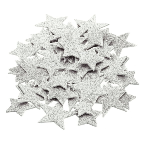 Uxcell Foam Stickers,2Pack 60Pc Adhesive Glitters Foam Shape Sticker,Star