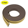 thumbnail image 1 of Uxcell Foam Tape Adhesive Weather Stripping 9mm Wide 2mm Thick 2.5 Meters Long Brown, 3 Pack, 1 of 4