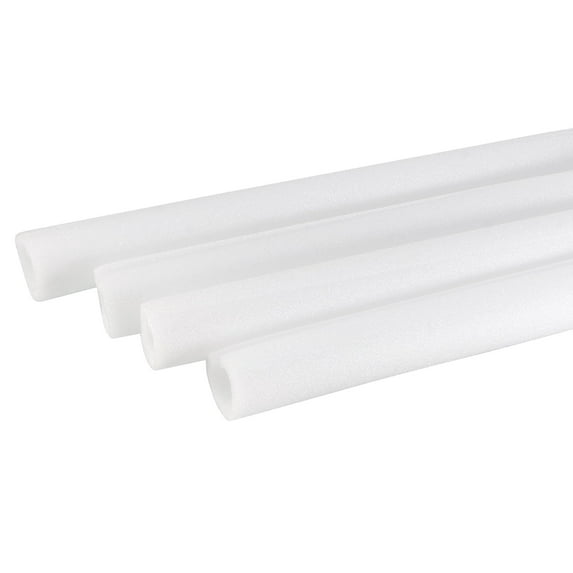 Uxcell 4Pcs Foam Tube Sponge Protective Sleeve Heat Preservation 3.28ft Length for Pipe Insulation 0.79 x 1.18"