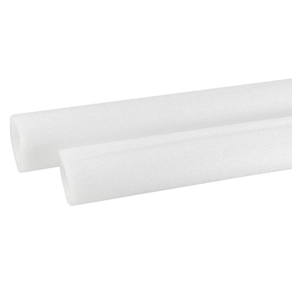 Uxcell Foam Tube Sponge Protective Sleeve 3.28ft Length 1.26 Inch for Pipe Insulation, 2 Pack