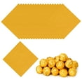 thumbnail image 1 of Uxcell Foil Candy Wrappers Chocolate Wrapping Paper, for Homemade Caramel DIY Candies Decoration Chocolate Cake Packaging Gold 4x4 Inch, 1 of 6