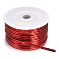 thumbnail image 1 of Uxcell Foil Twist Ties 100 Yard Plastic Closure Tie for Tying Bread, Candy,Cookies Red, 1 of 5