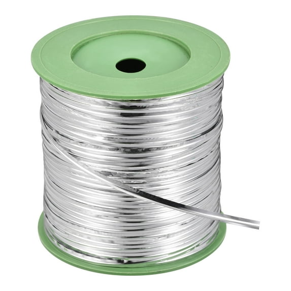 Uxcell Foil Twist Ties 350 Yard Plastic Closure Tie for Tying Bread, Candy,Cookies Silver Tone