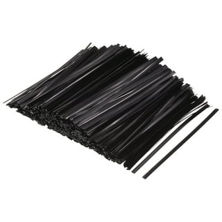 Pack of 2000 Plastic Twist Ties 6. Multipurpose Red-Colored Twist Ties 6  for Various Plastic Trash; Bread Bags. Plastic Coated Metal Ties. Bendable