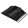 thumbnail image 1 of Uxcell Foil Twist Ties 4.72" Plastic Closure Tie for Bread Candy Black 750Pcs, 1 of 5