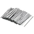 thumbnail image 1 of Uxcell Foil Twist Ties 2.36" Plastic Closure Tie for Bread Candy Silver Tone 750Pcs, 1 of 5