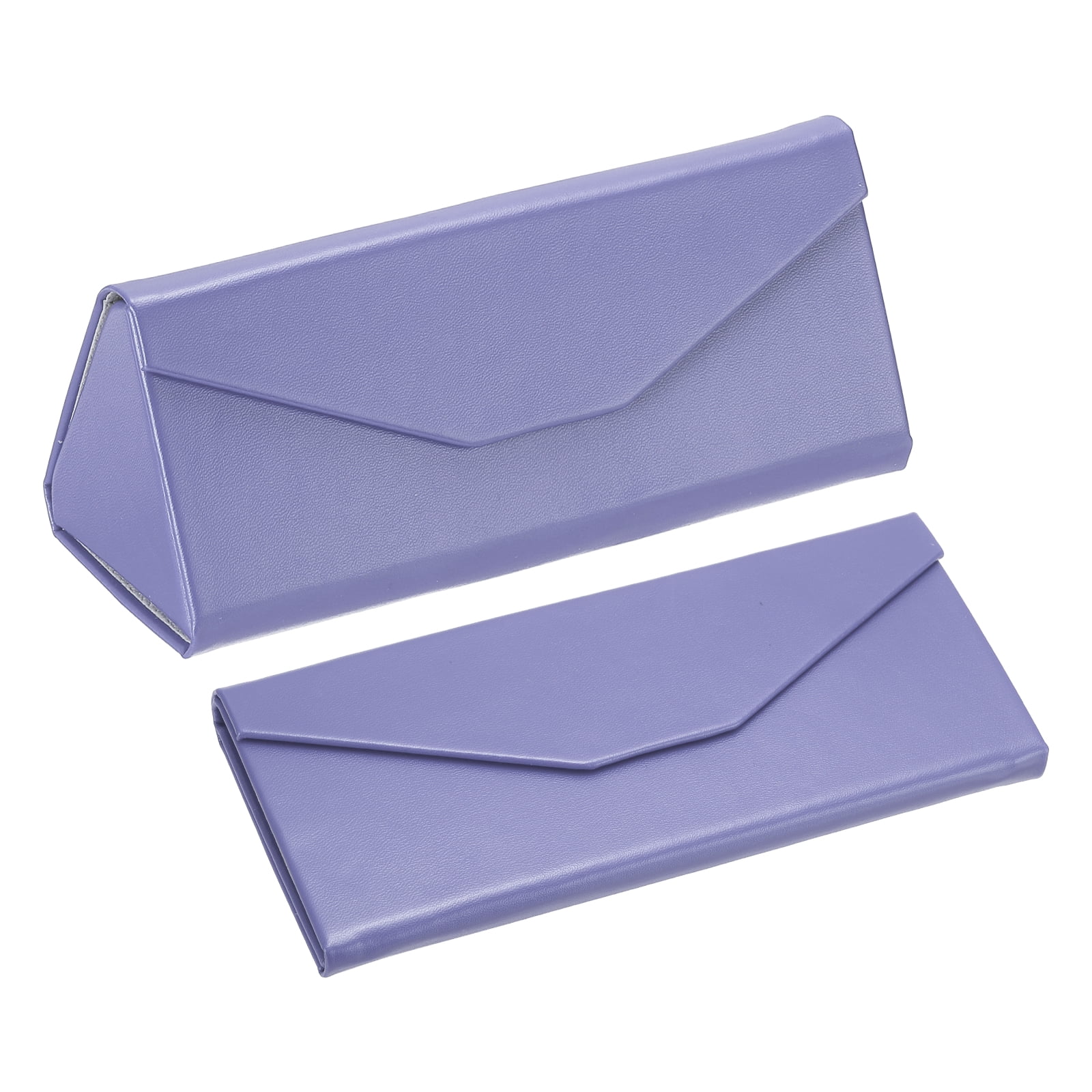 Uxcell Foldable Glasses Case, 2 Pcs Triangle Magnetic Sunglasses ...