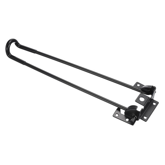 Uxcell Foldable Hairpin Legs, 12.6" Length Metal Coffee Table Furniture Legs, Black 4 Pack